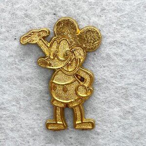 🔮 5/$25 Disney‎ Gold Classic Mickey Mouse Pin
